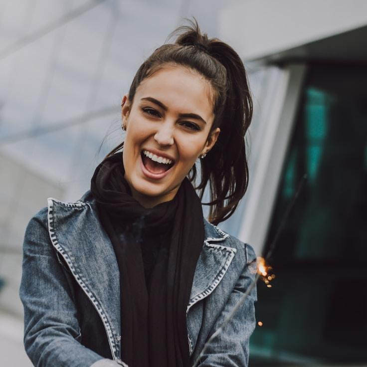 Portrait of Lina Morozov, group coordinator and fusion cooking expert